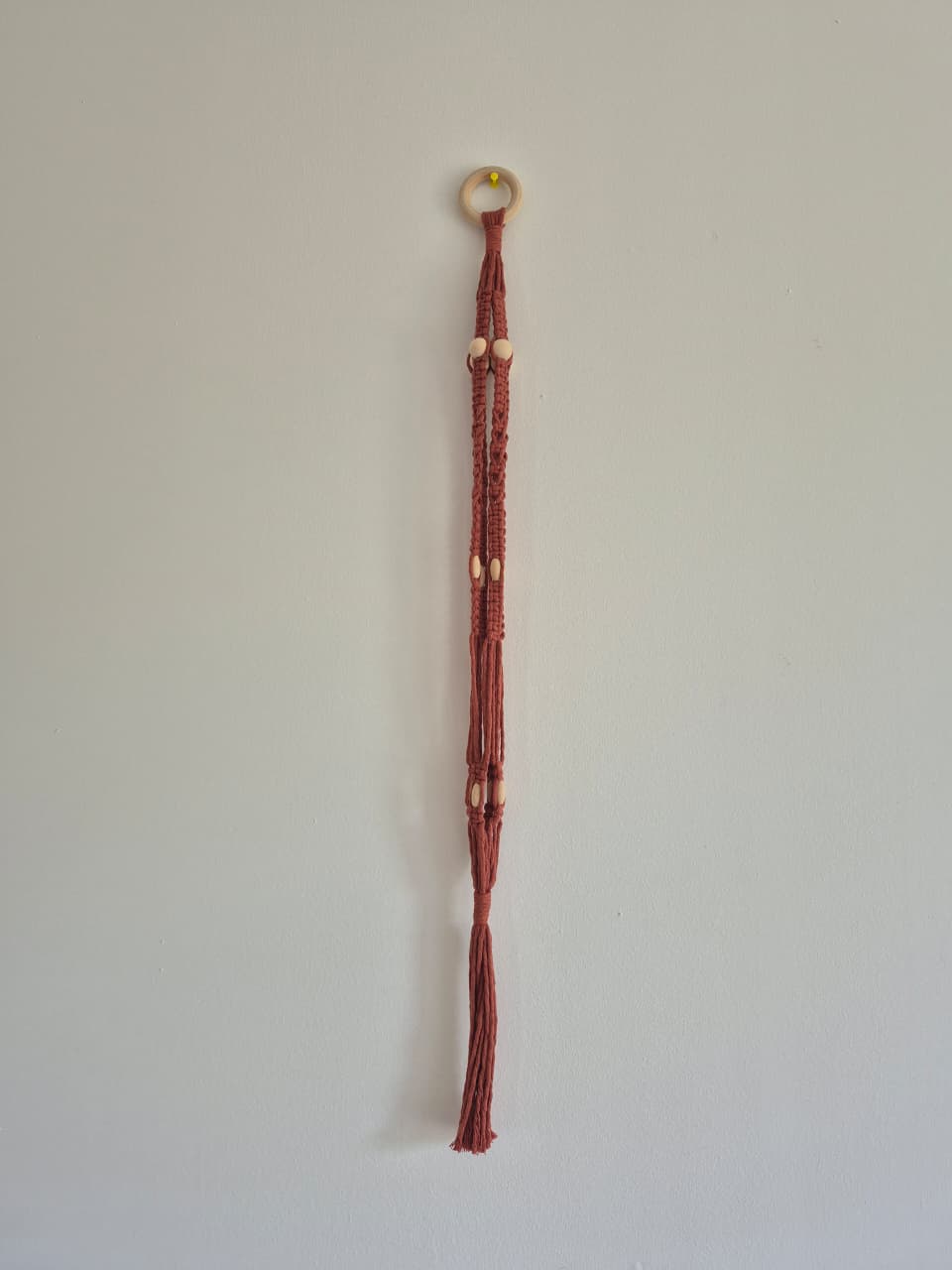 Cuelga para plantas terracota