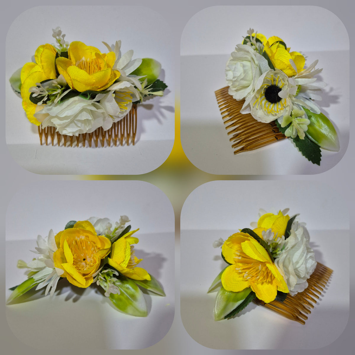Tocado de flores para el cabello #25
