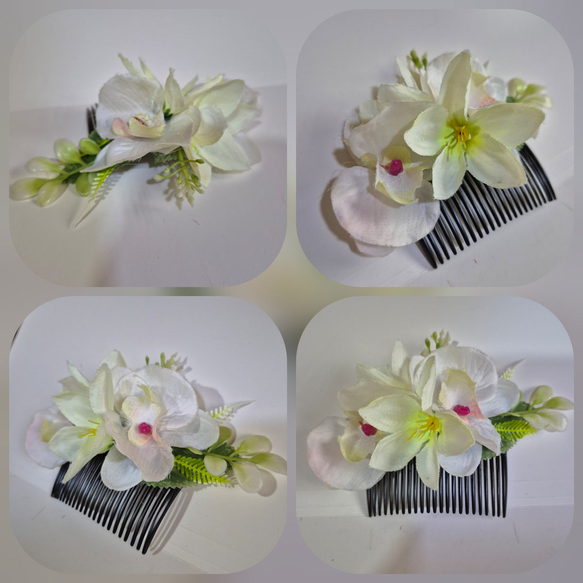 Tocado de flores para el cabello #16