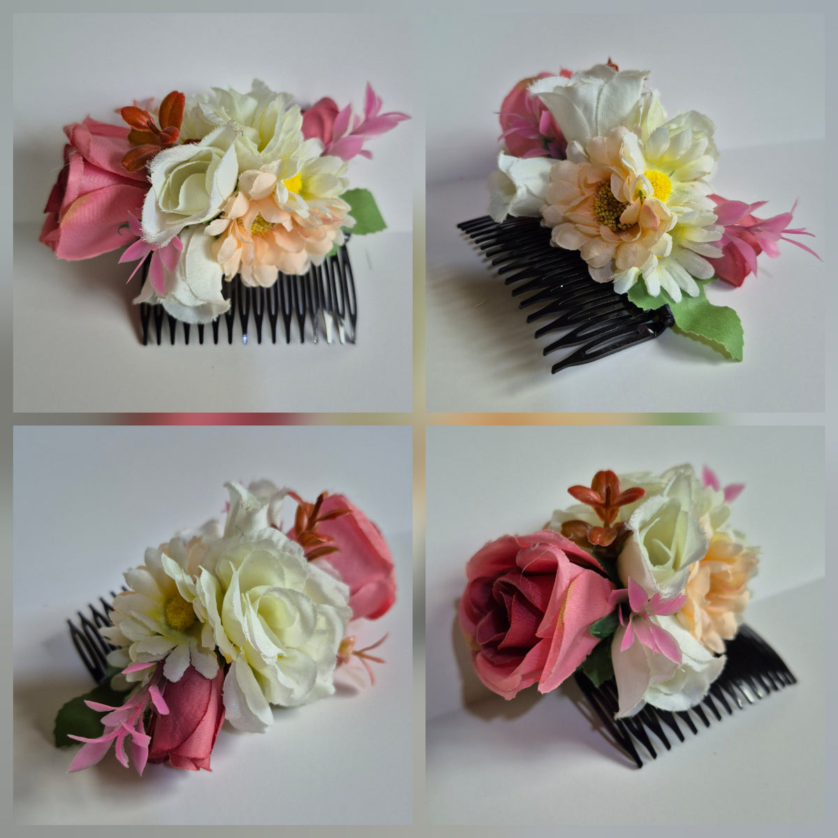 Tocado de flores para el cabello #4