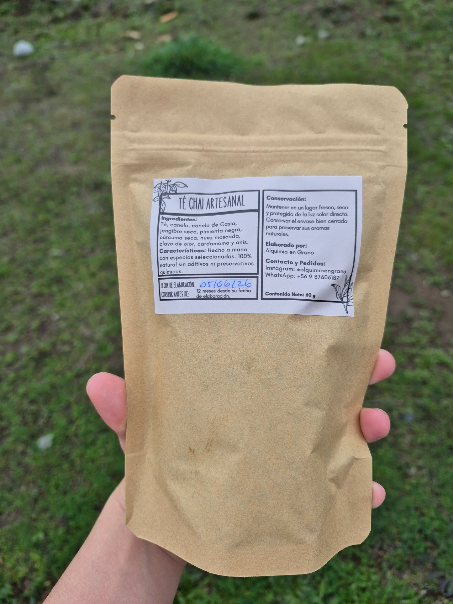 Té Chai artesanal
