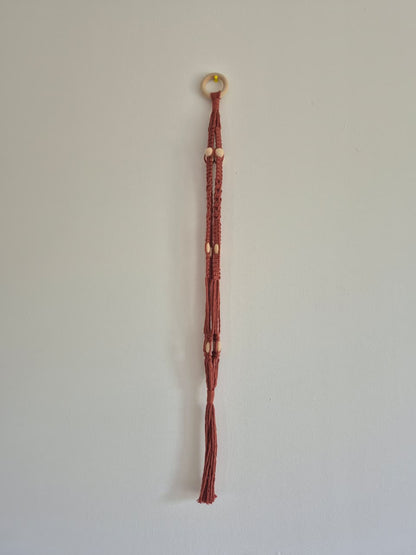 Cuelga para plantas terracota