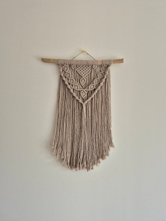 Telar macramé mediano plomo