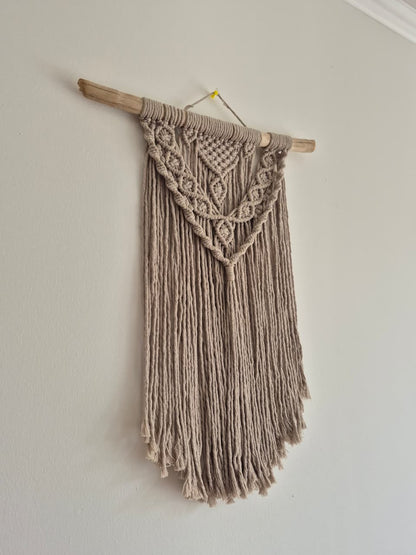 Telar macramé mediano plomo