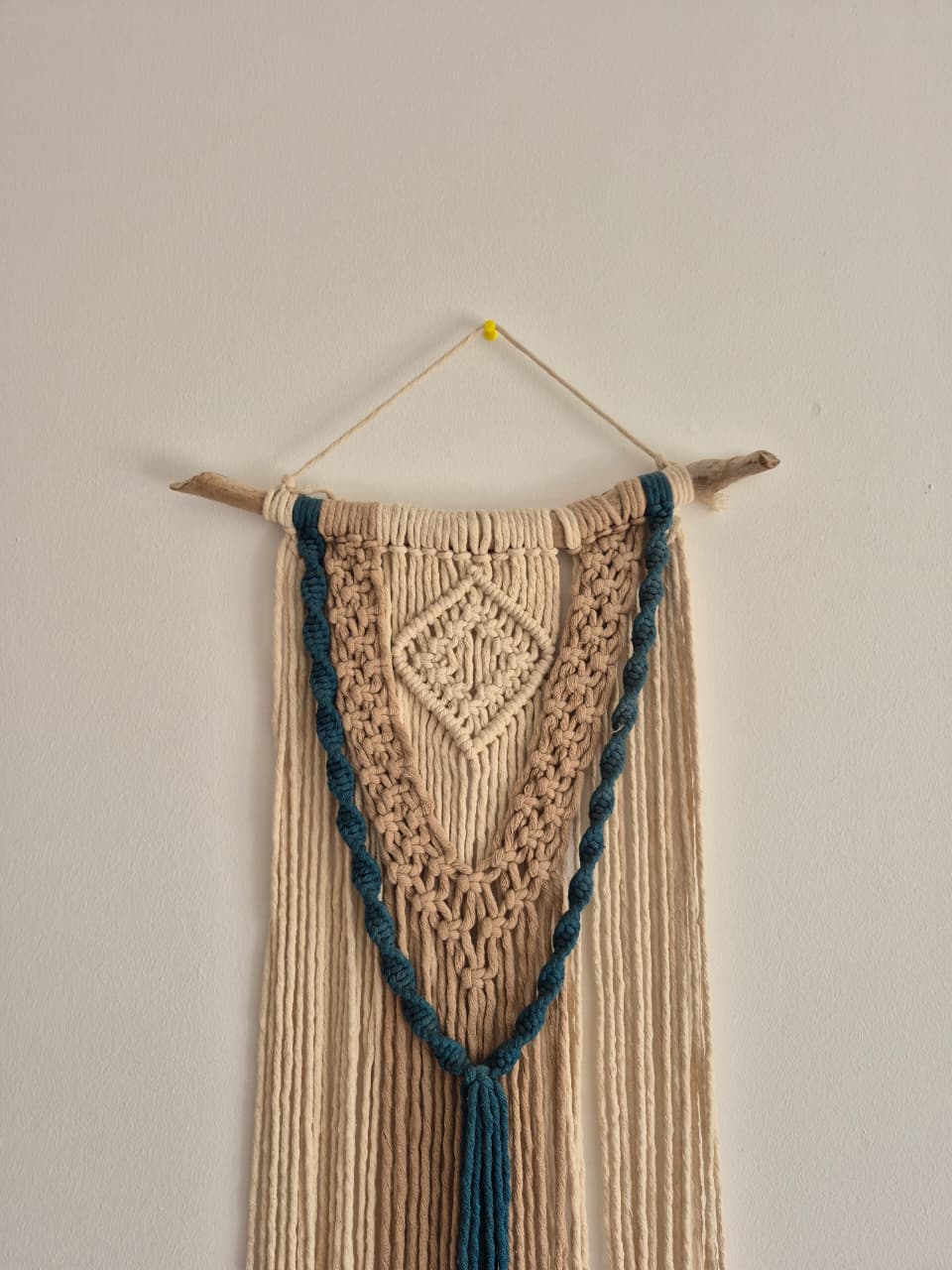 Telar macramé mediano claro