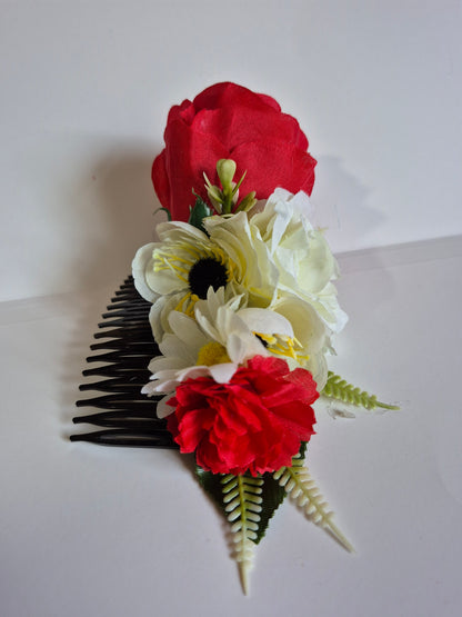 Tocado de flores para el cabello #7