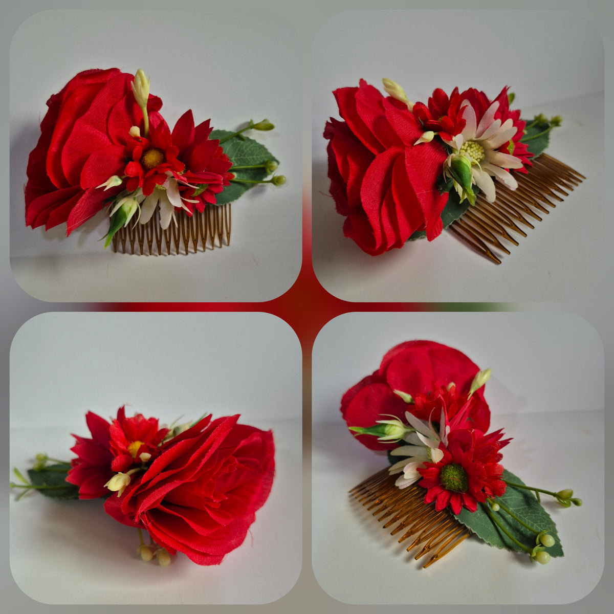 Tocados de flores para el cabello #32