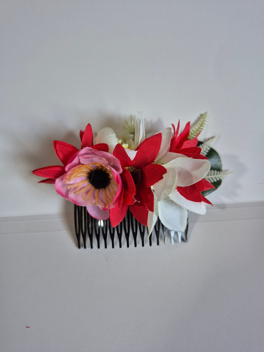 Tocado de flores para el cabello #9