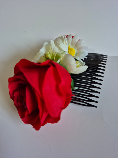 Tocado de flores para el cabello #7