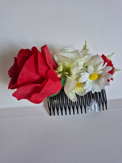 Tocado de flores para el cabello #7