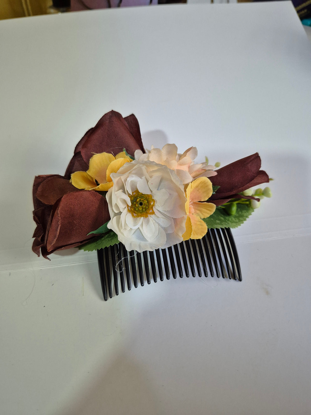 Tocado de flores para el cabello #12