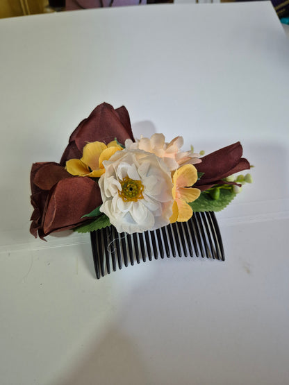 Tocado de flores para el cabello #12
