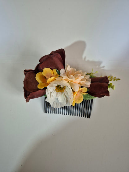 Tocado de flores para el cabello #12