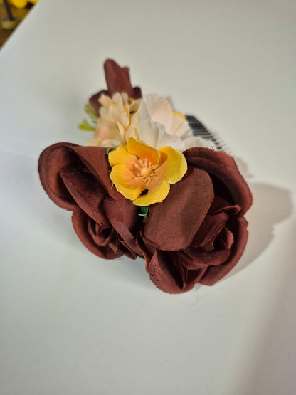 Tocado de flores para el cabello #12