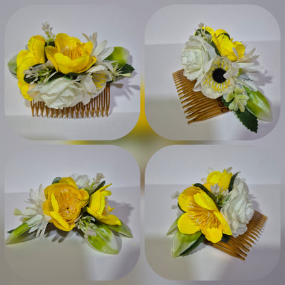 Tocado de flores para el cabello #25