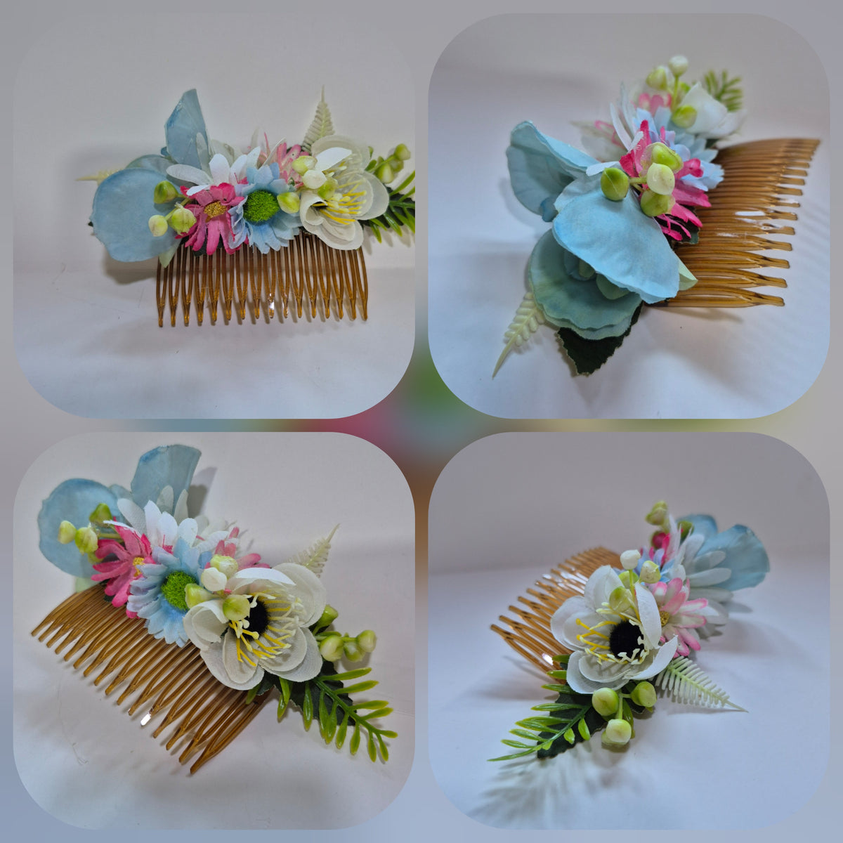 Tocado de flores para el cabello #28