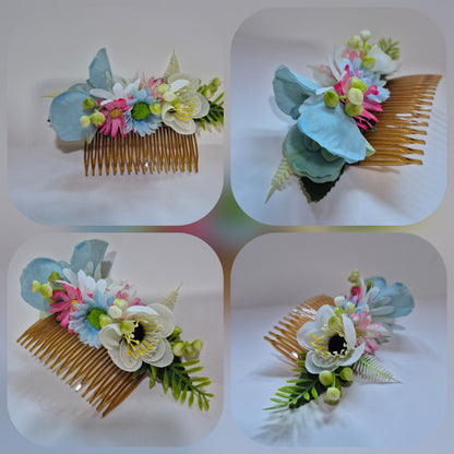 Tocado de flores para el cabello #28