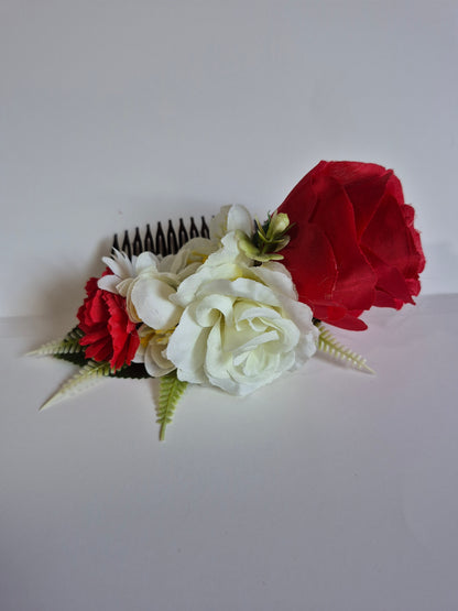 Tocado de flores para el cabello #7