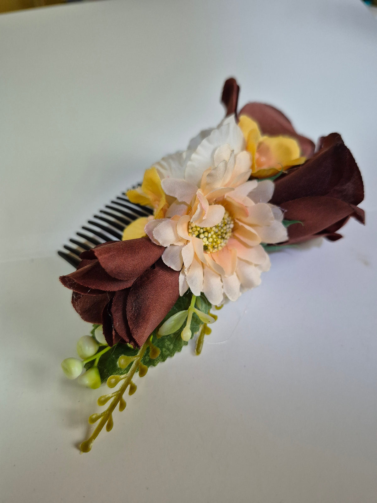 Tocado de flores para el cabello #12
