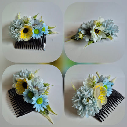 Tocado de flores para el cabello #3