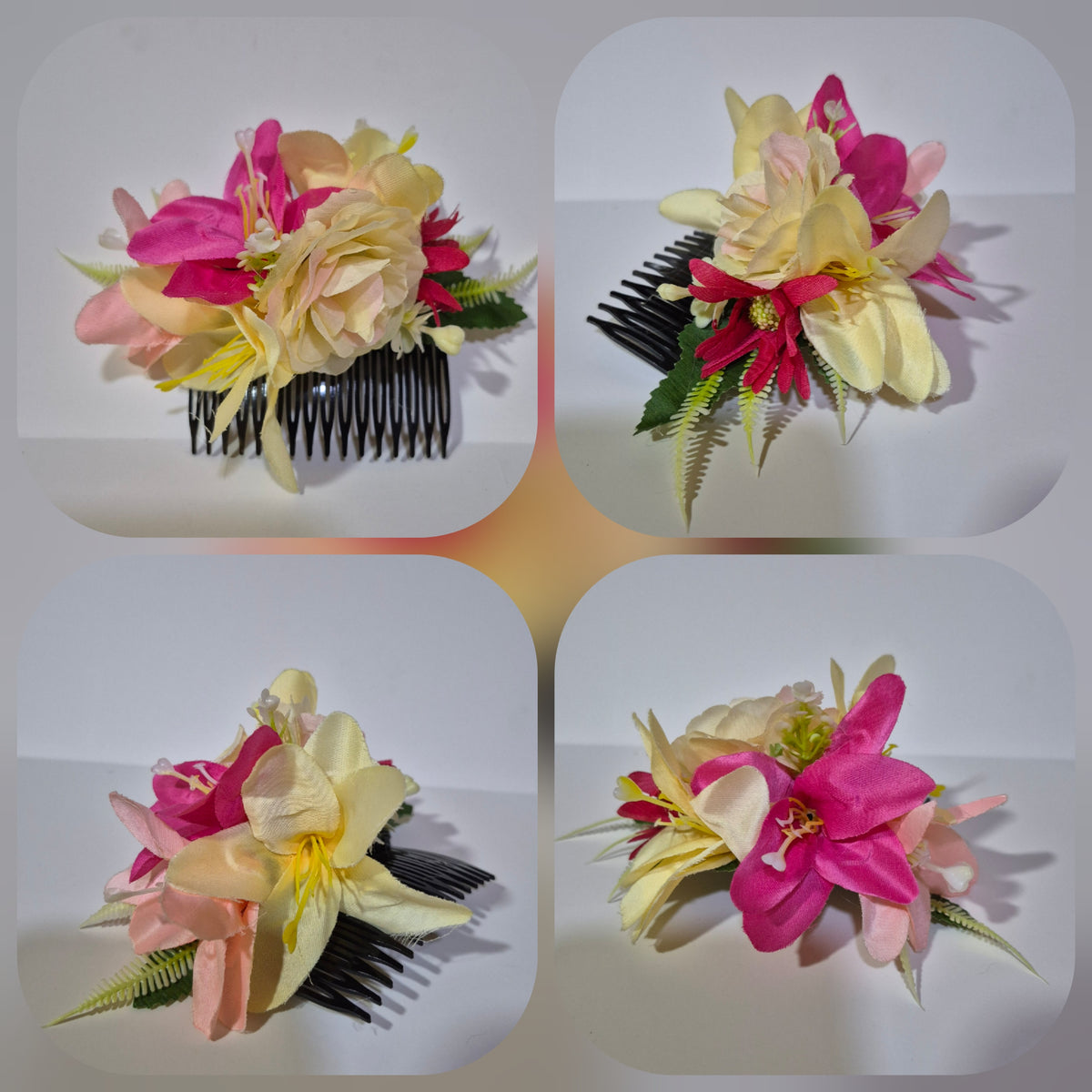 Tocado de flores para el cabello #26