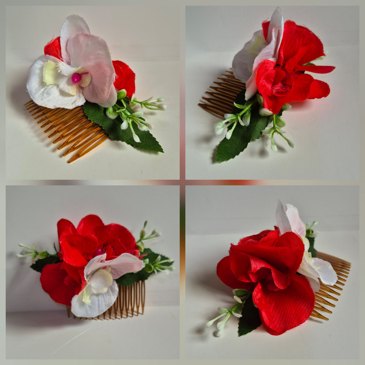 Tocado de flores para el cabello #33