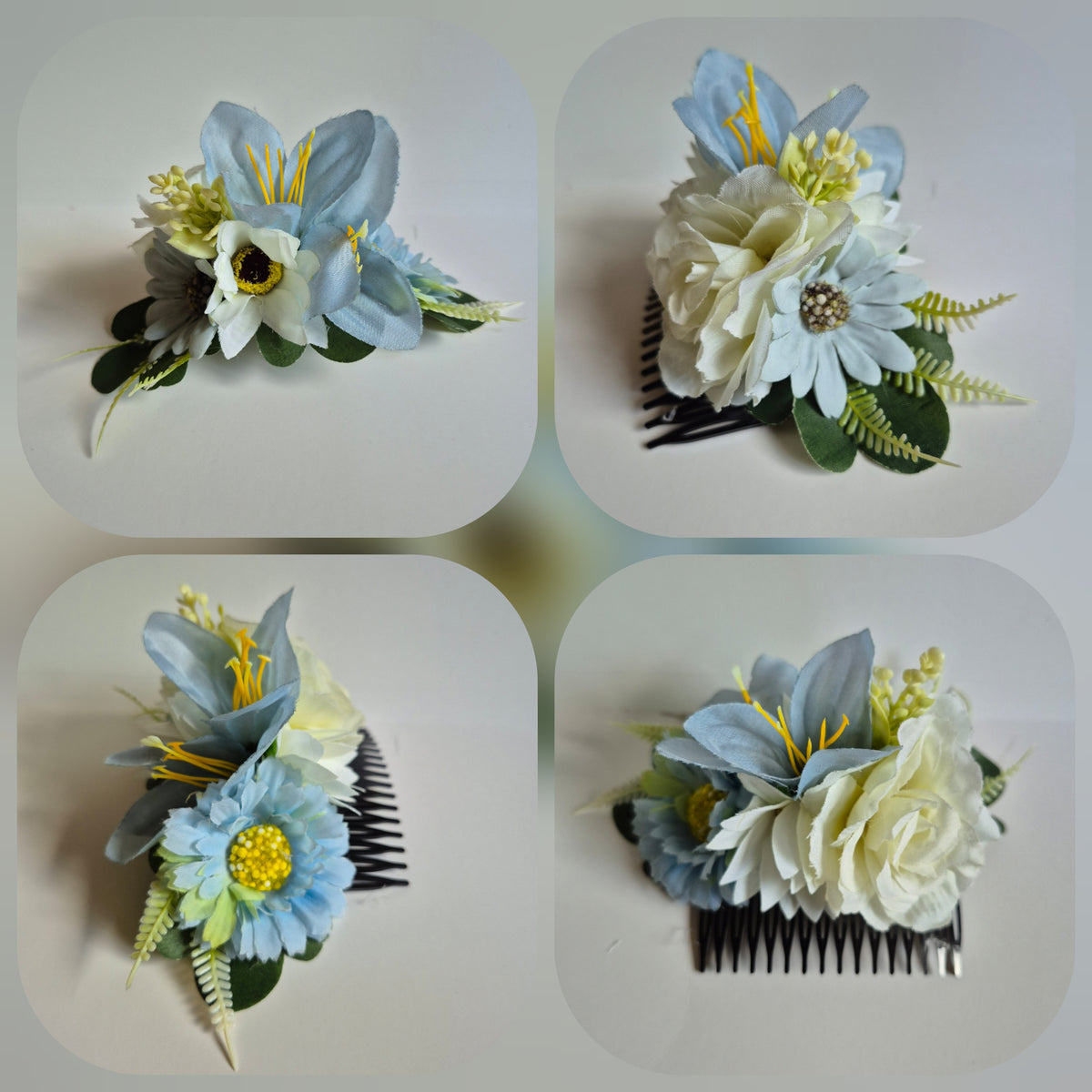 Tocado de flores para el cabello #5