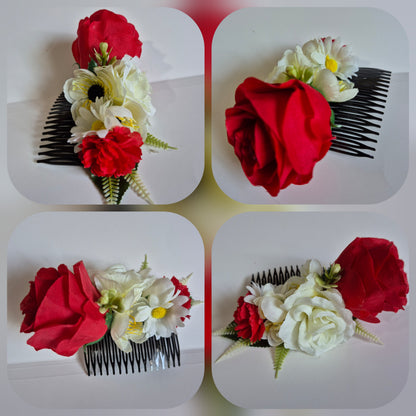 Tocado de flores para el cabello #7