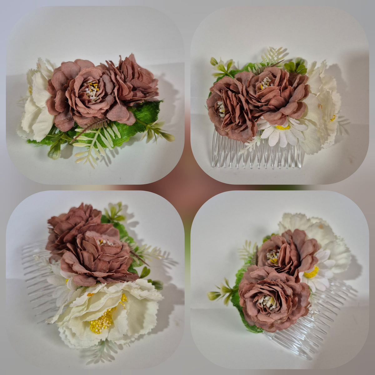 Tocado de flores para el cabello #11