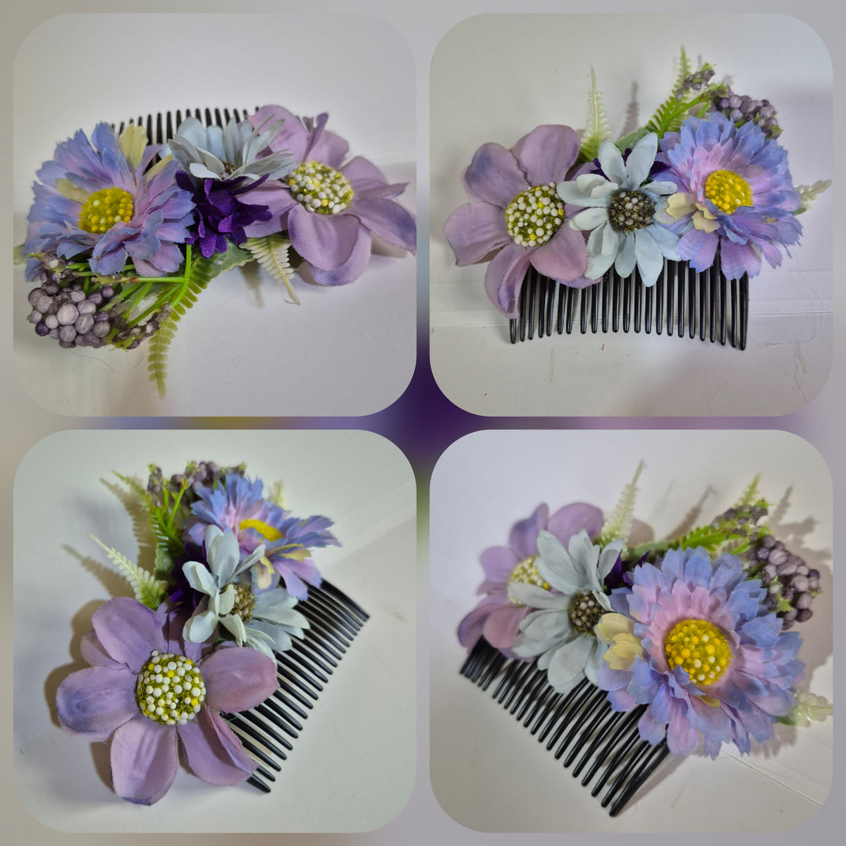 Tocado de flores para el cabello #13