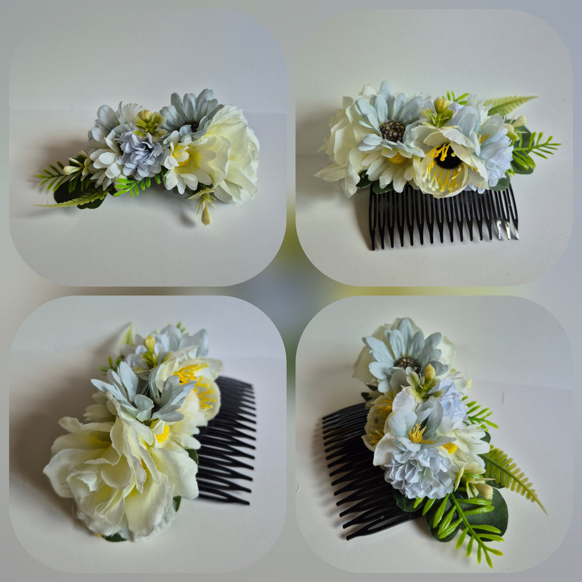 Tocado de flores para el cabello #6