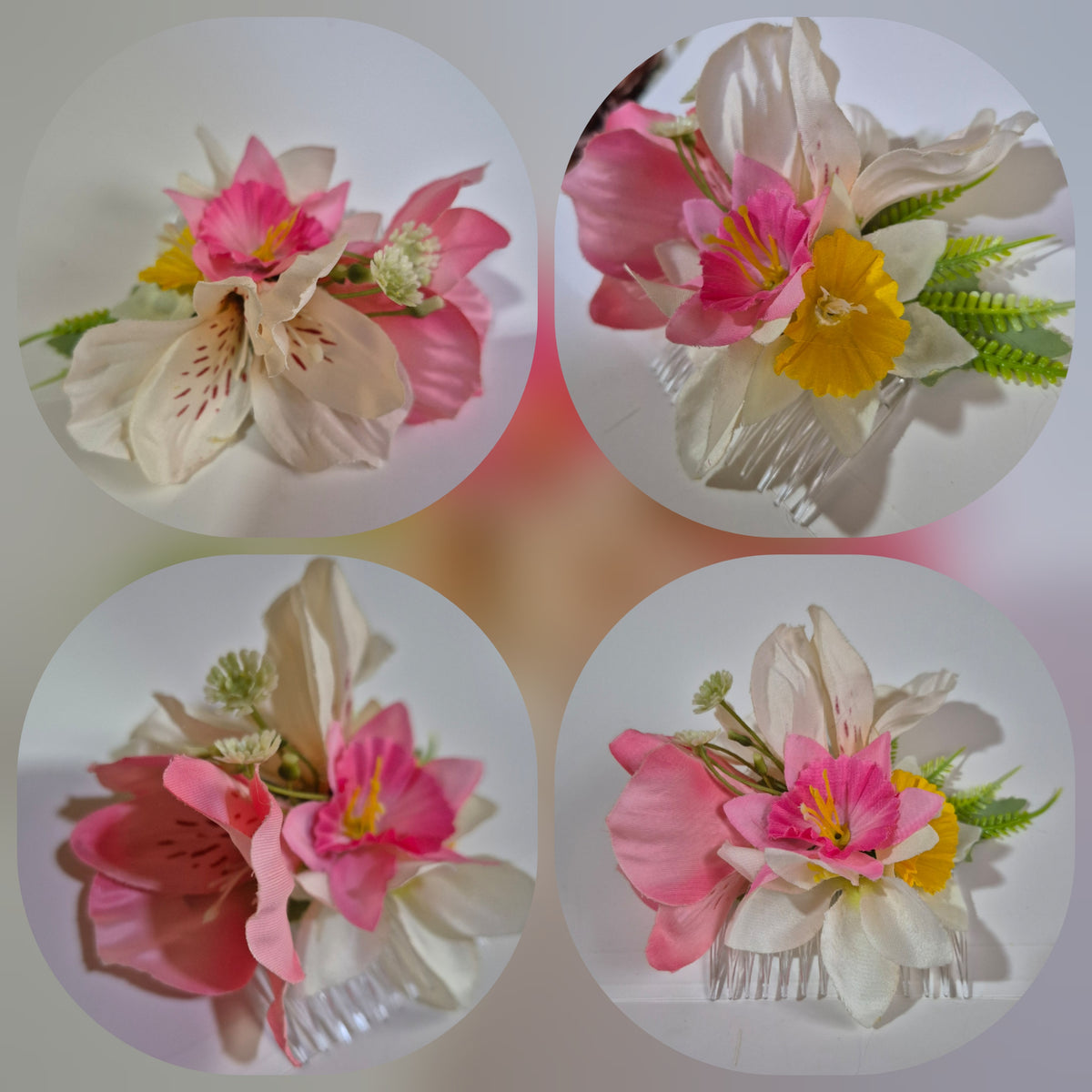 Tocado de flores para el cabello #20