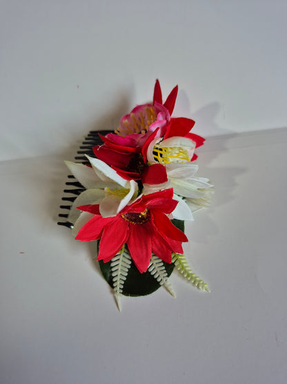 Tocado de flores para el cabello #9
