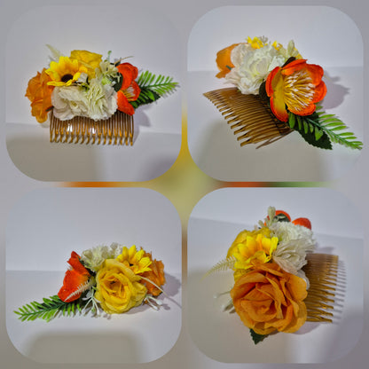 Tocado de flores para el cabello #27